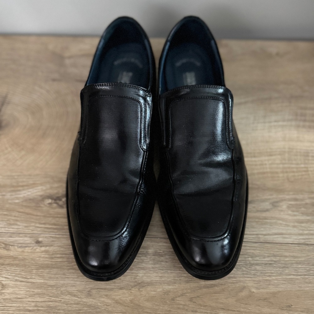 Stacy Adams‎ Shoes Slip On Loafers Memory Foam Dress Black Neutral PreppyMens 8M